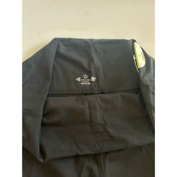 Aerie by American Eagle Offline OG Super Flare Size XXL Black New NWT Orig $50 - Picture 5 of 7